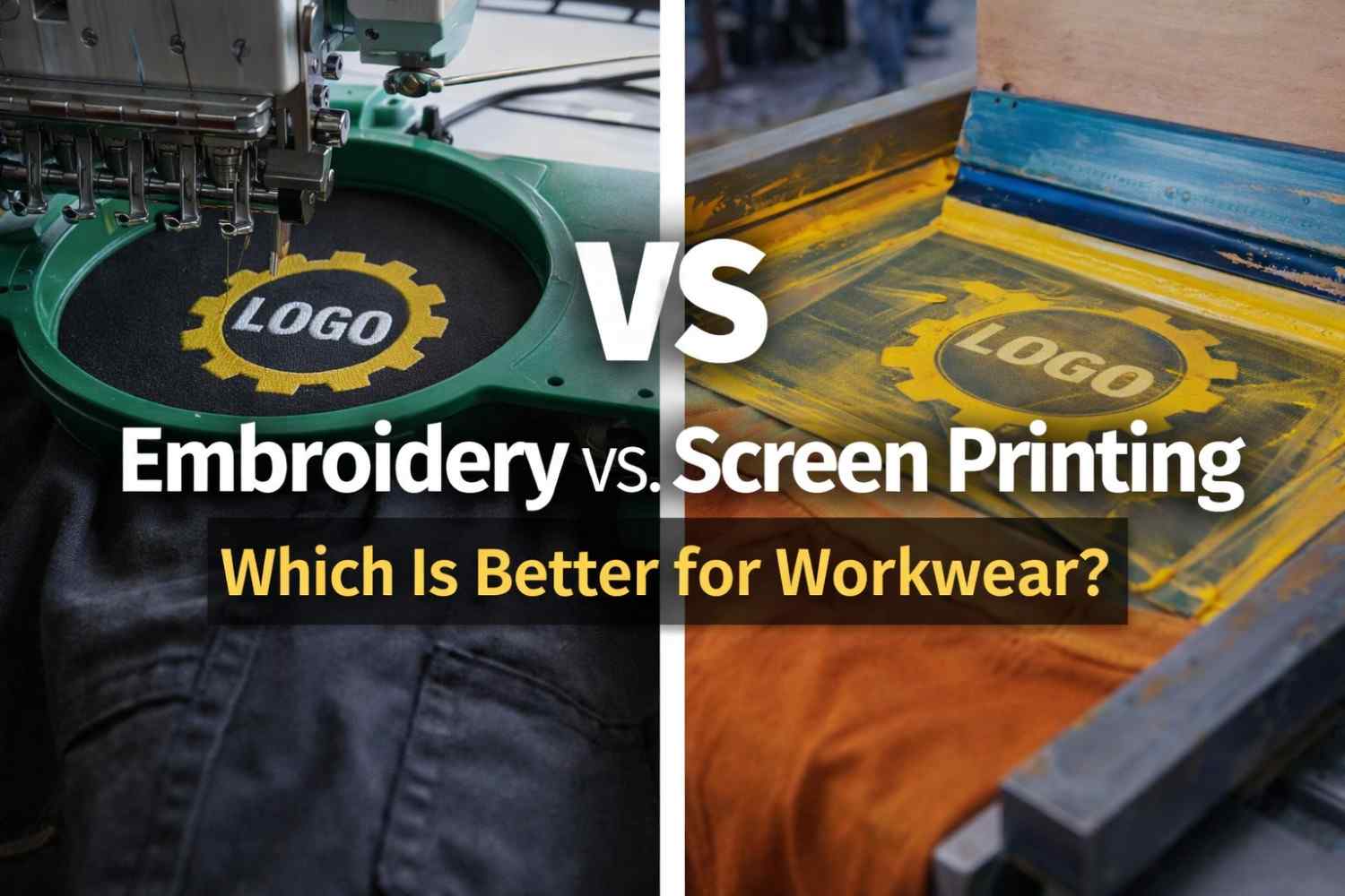 Embroidery vs. Screen Printing: Which Is Better for Workwear