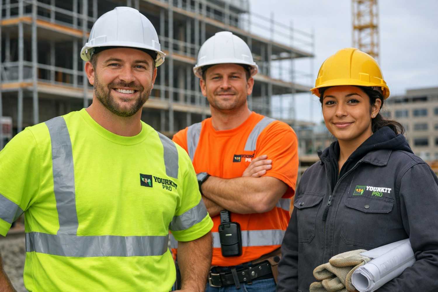 custom shirts for construction company | Yourkit